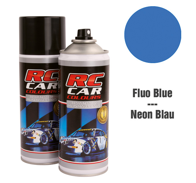 Peinture Lexan Spray Fluo Blue Nr 1014 150ml