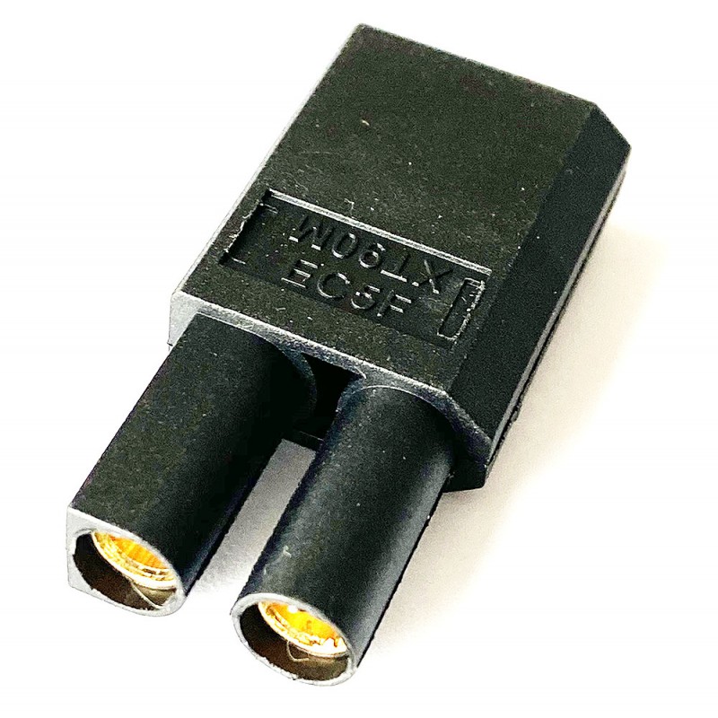 Adaptateur "One piece" XT90 device (M) vers EC5 battery (F)