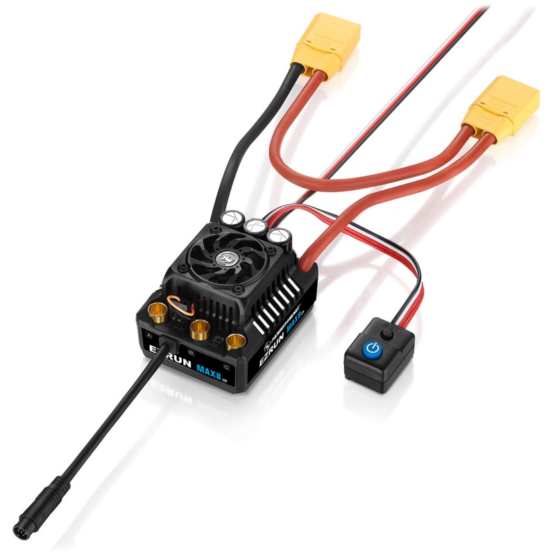 Hobbywing Ezrun MAX8 G2 Regler Sensorless 160 Amp, 3-6s LiPo, BEC 6A