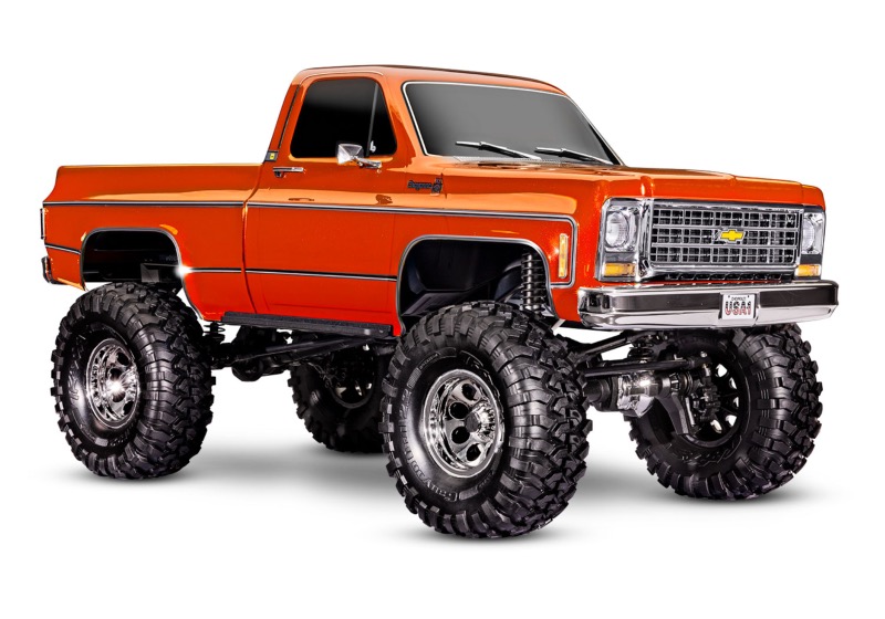 PACK ECO TRAXXAS TRX-4 CHEVROLET K10 CHEYENNE CUIVRE METALIS LIPO 3S CHARGEUR SAC OFFERT