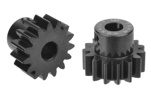 Pignon moteur RC 15 dents M1.0 acier trempé 5 mm Team Corally C-72815