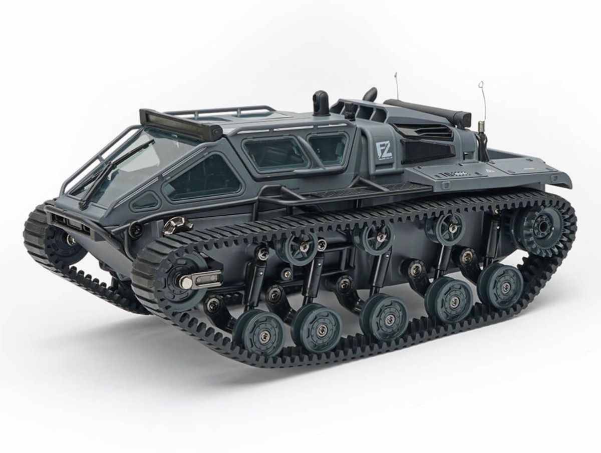 E-ZEE RC Ripsaw 1/16 Gris – Véhicule Chenillé RC Haute Vitesse