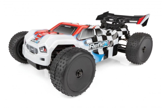 PACK ECO TEAM ASSOCIATED REFLEX 14T BRUSHLESS RTR TRUGGY LIPO 2S CHARGEUR
