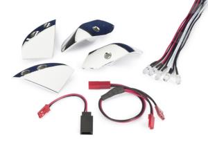 Jeu de 4 Leds pour réaliser les feux d'une carrosserie 1/10ème 