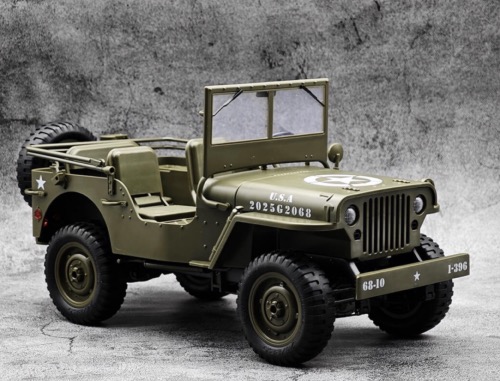 E-ZEE RC Jeep Willys 1/10 4WD avec LED – EZ-G2068