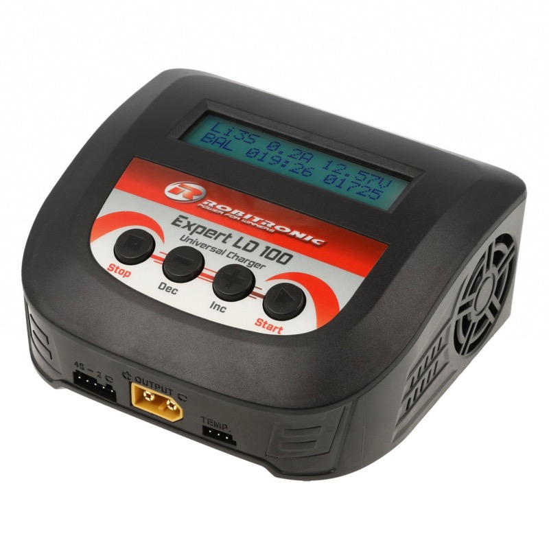 Robitronic Expert LD 100 Chargeur LiPo 2-4s 10A 100W