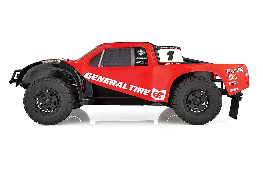 PACK ECO TEAM ASSOCIATED Pro4 SC10 General Tire BRUSHLESS RTR 2 LIPO 2S CHARGEUR RAPIDE