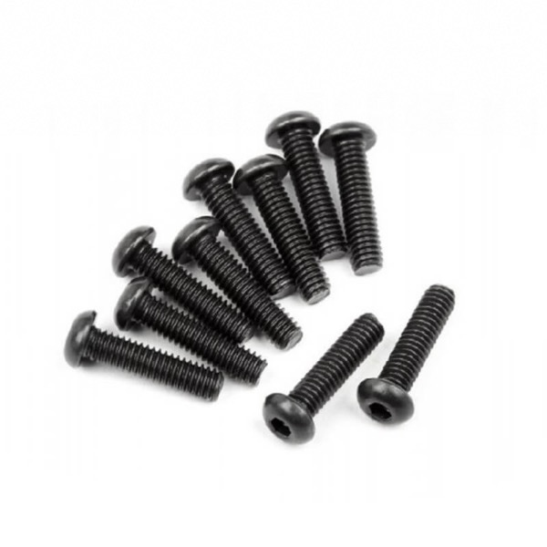 HOBAO 33210 VISSERIE M2X10MM HEX SOCKET BUTTON HEAD SCREWS (10)