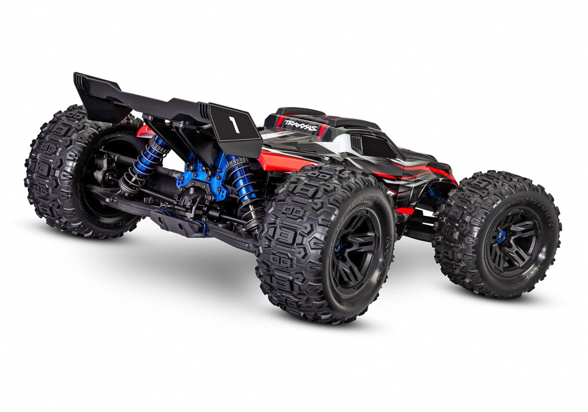 TRAXXAS SLEDGE 4X4 BRUSHLESS ROUGE