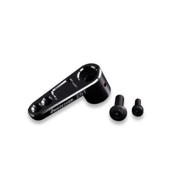 POWER HD Palonnier dport de servo alu noir 25 dents