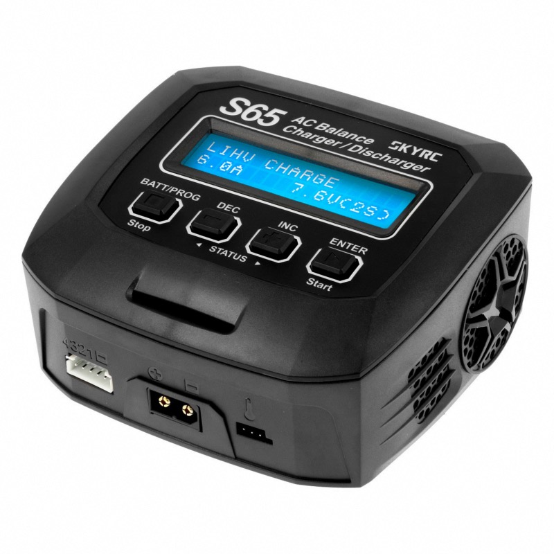 SkyRC S65 AC CHARGEUR  LiPo 2-4s 6A 65W