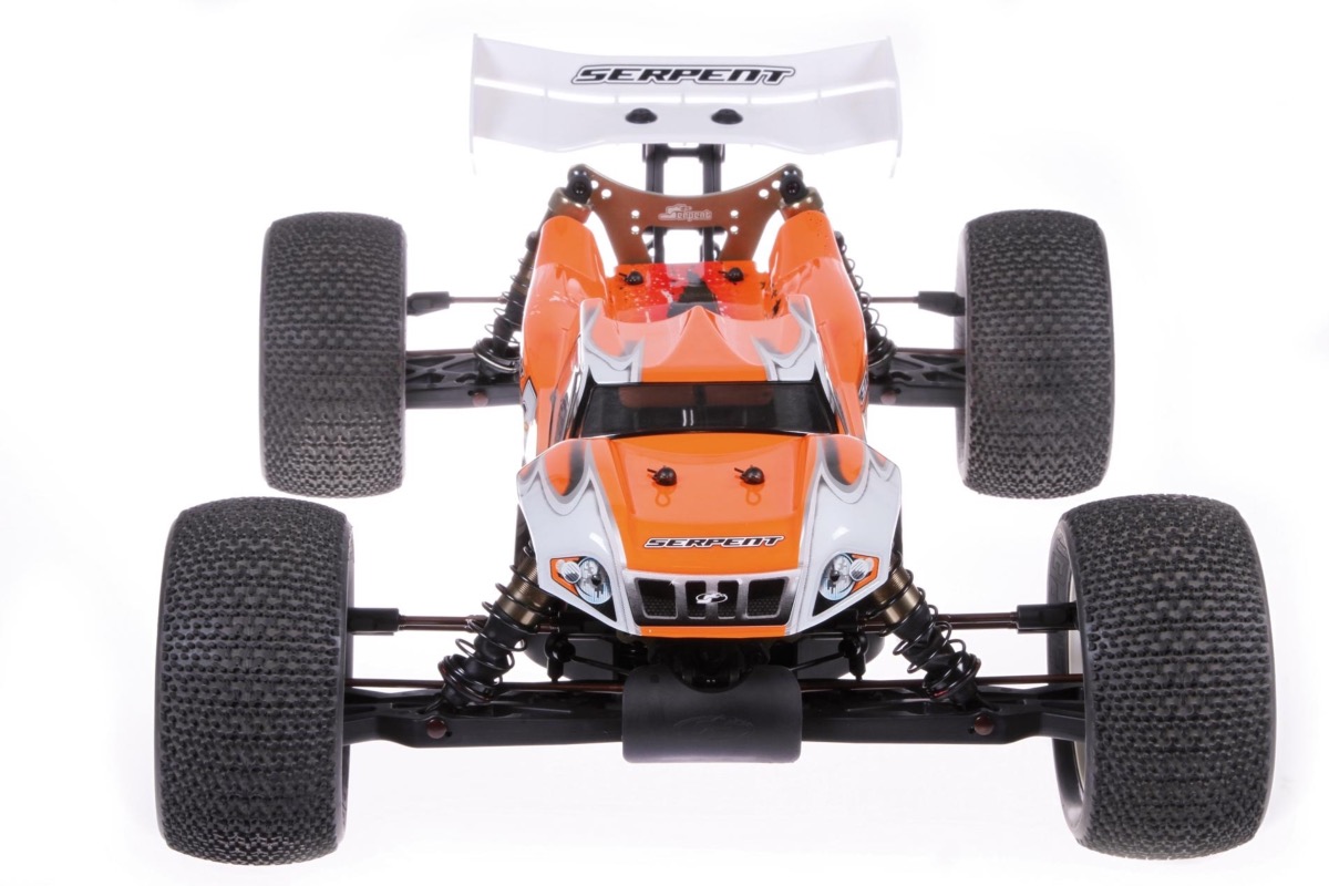 PACK SERPENT COBRA TE TRUGGY BRUSHLESS RTR 1/8 ORANGE LIPO 4S & CHARGEUR SIMPLE