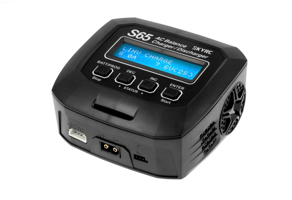 Chargeur SkyRC S65 65W AC 2-4S LiPo LiHV