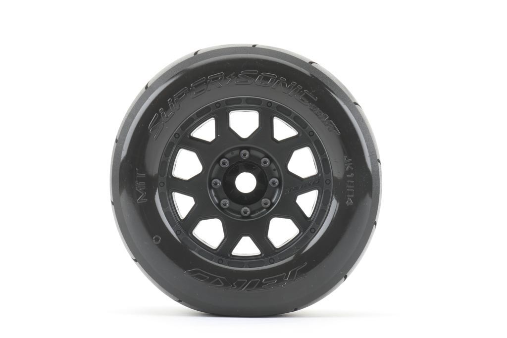 PNEUS EXTREME MT SLICK SUPERSONIC TOILES SUR JANTES 3.8" 17MM NOIRES - JETKO JK1804CB