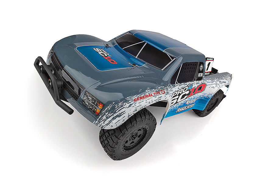 PACK ECO TEAM ASSOCIATED Pro4 SC10 BRUSHLESS RTR LIPO 3S & CHARGEUR RAPIDE SKYRC