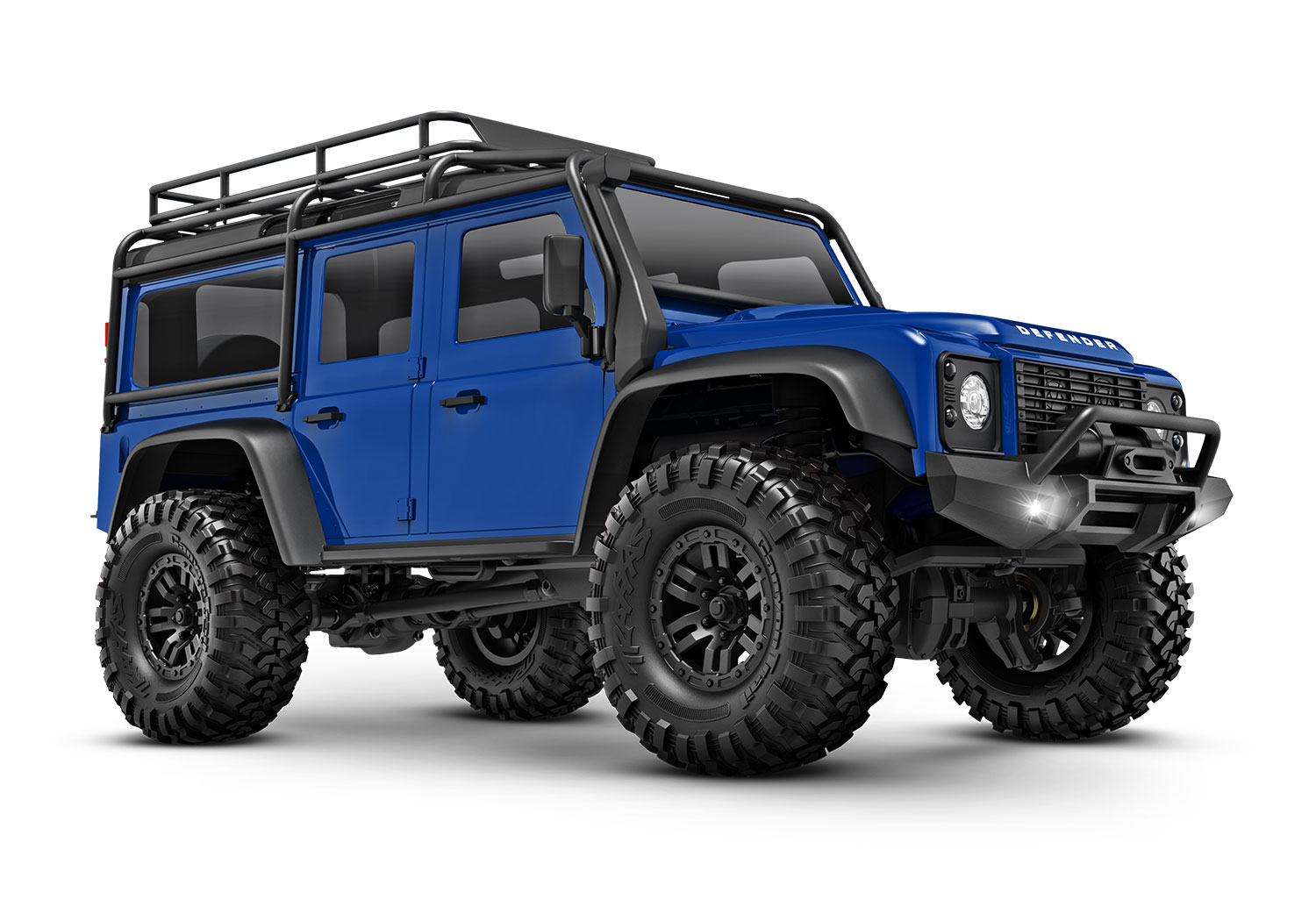 TRX-4M LAND ROVER DEFENDER 1/18 BLEU - CRAWLER RC TRAXXAS