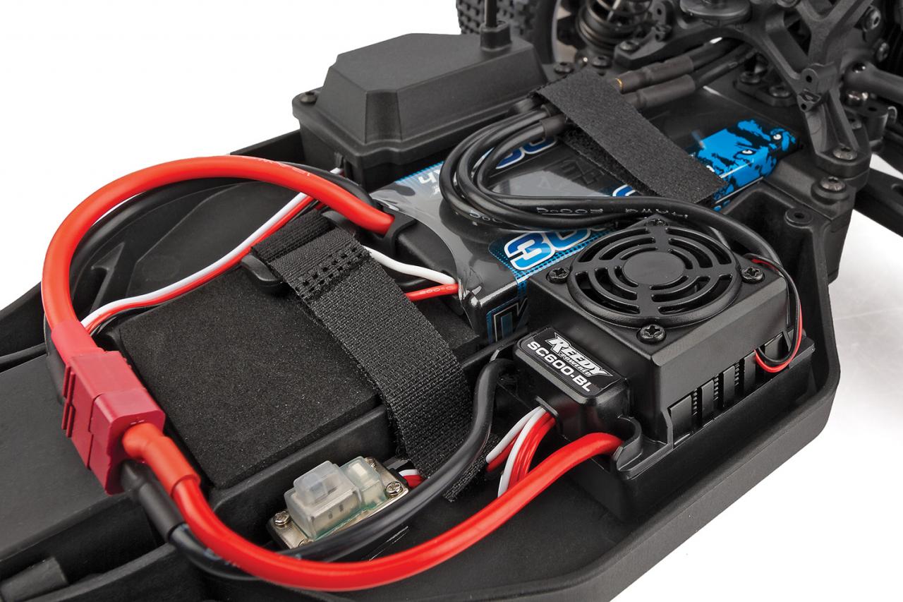 PACK ECO TEAM ASSOCIATED BUGGY RB10 RTR 1/10 ROUGE LIPO 2S + CHARGEUR RAPIDE SKYRC
