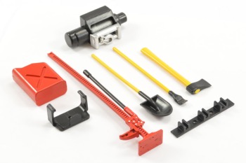 FASTRAX Accessoires crawler rouge et jaune (6 pièces) FAST2333