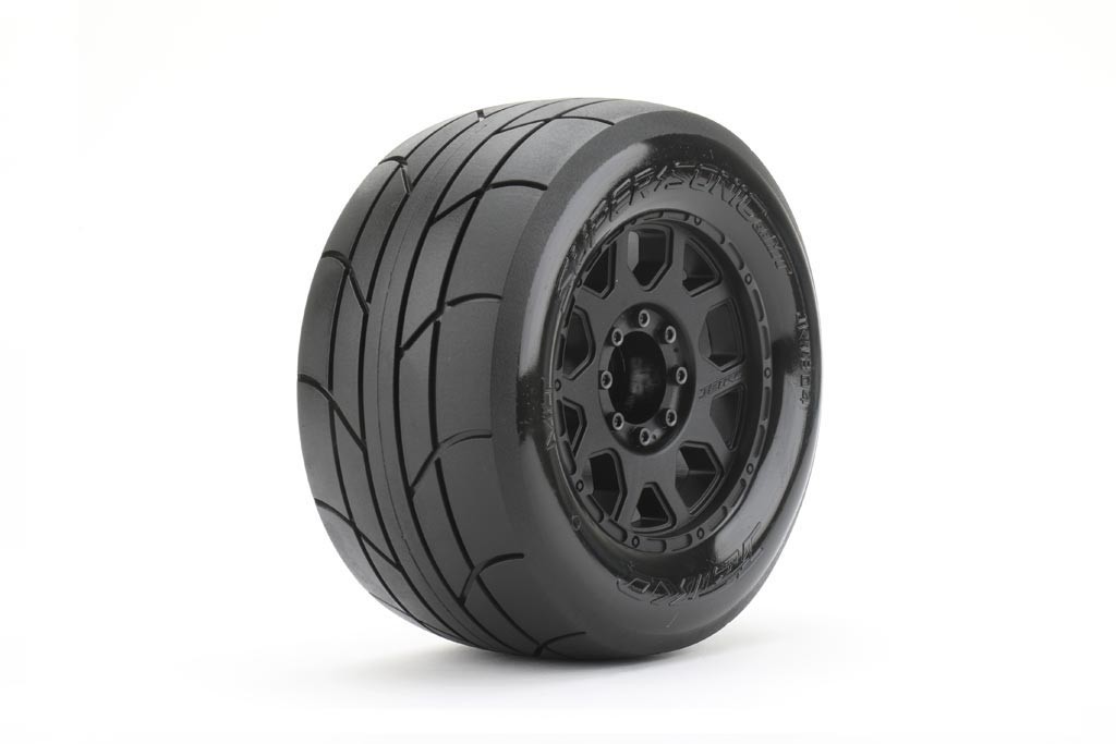 PNEUS EXTREME MT SLICK SUPERSONIC TOILES SUR JANTES 3.8" 17MM NOIRES - JETKO JK1804CB