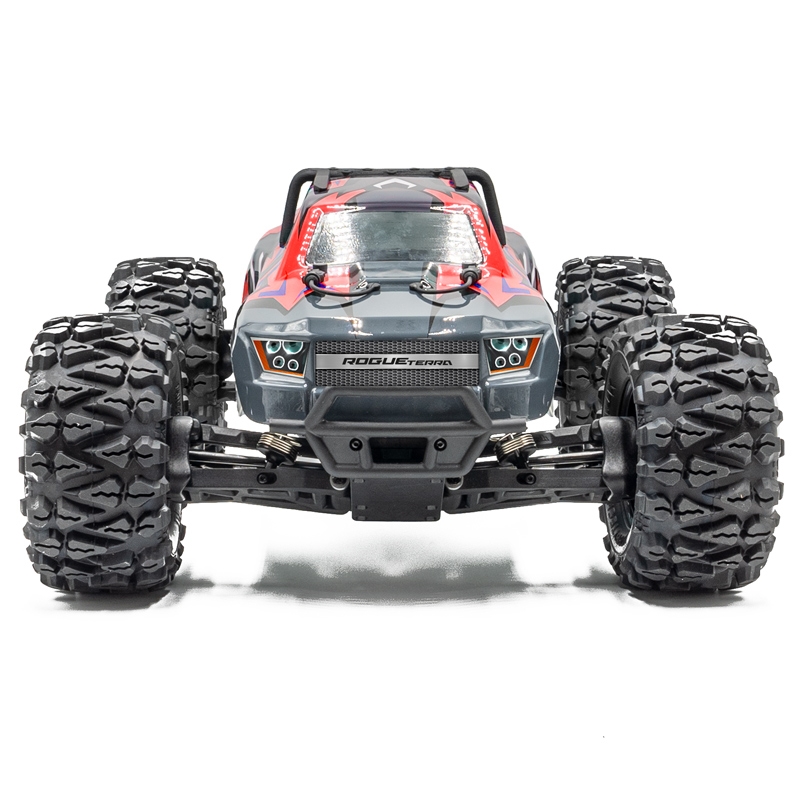 PACK ECO HOBBYTECH ROGUE TERRA MONSTER RC BRUSHLESS 1/10 XL RTR (ROUGE) 2 LIPO 3S ET CHARGEUR DOUBLE