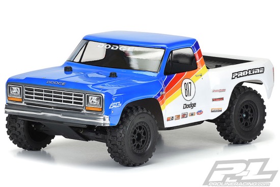 Carrosserie PROLINE 1984 DODGE RAM 1500 RACE SC CLEAR BODY (USE EXT.)
