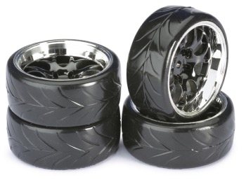 ABSIMA PNEU DRIFT SLICK + JANTE NOIR 2510040