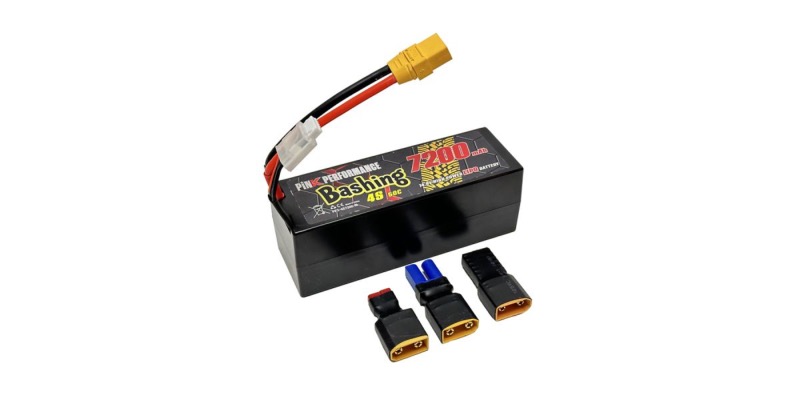 Pink Bashing LiPo 4S 14.8V-7200-50C (Multi) 139x47x49mm 655g