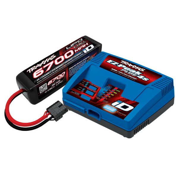 PACK ECO MAXX 4X4 WIDEMAXX BRUSHLESS VERT LIPO 4S 6700 CHARGEUR TRAXXAS SAC OFFERT