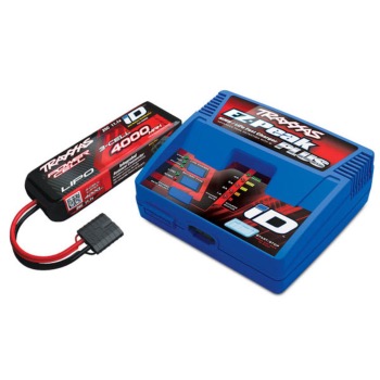 PACK ECO 100% RTR TRAXXAS RUSTLER ULTIMATE VXL 4X4 BLEU LIPO 3S 4000 MAH CHARGEUR SAC TRAXXAS OFFERT