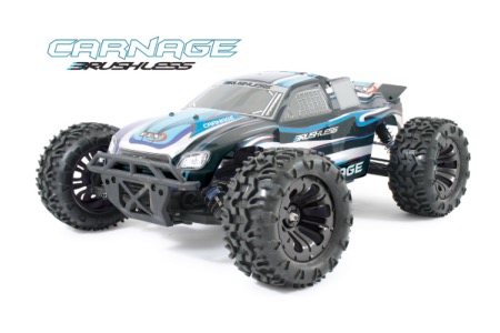 FTX CARNAGE 1/10 BRUSHLESS TRUGGY 4WD RTR LIPO & CHARGEUR