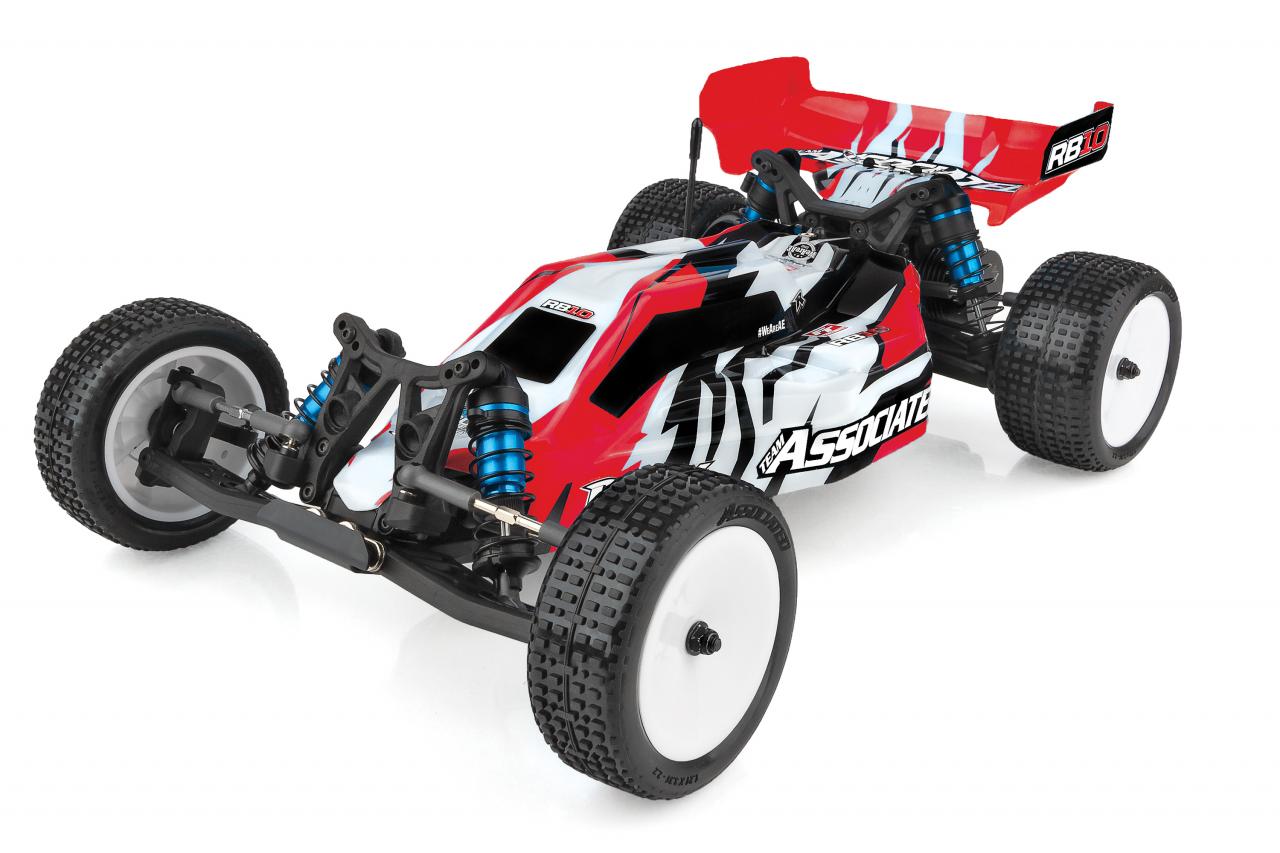 OFFRE SPÉCIALE  TEAM ASSOCIATED BUGGY RB10 RTR 1/10 ROUGE LIPO 2S + CHARGEUR RAPIDE SKYRC