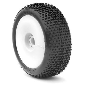 AKA PNEUS BUGGY 1/8 IBEAM SOFT LONG LIFE (2) MONTES SUR JANTES EVO (x2)