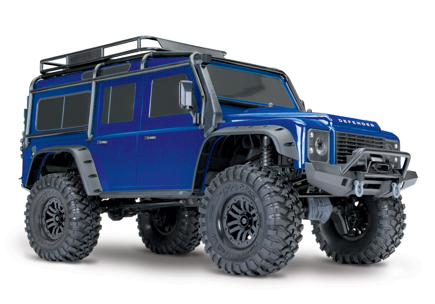 TRX-4 LAND ROVER DEFENDER BLEU CRAWLER RC 1/10 TRAXXAS 82056-4