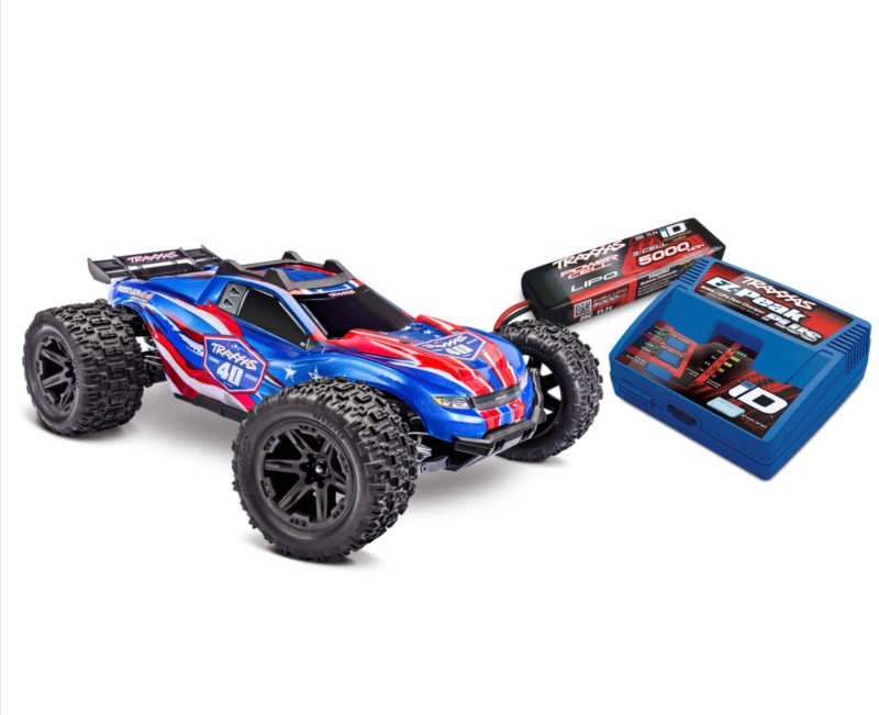 Traxxas Rustler 4X4 VX3 – stadium truck RC Brushless 1/10 RTR LIPO 3S CHARGEUR