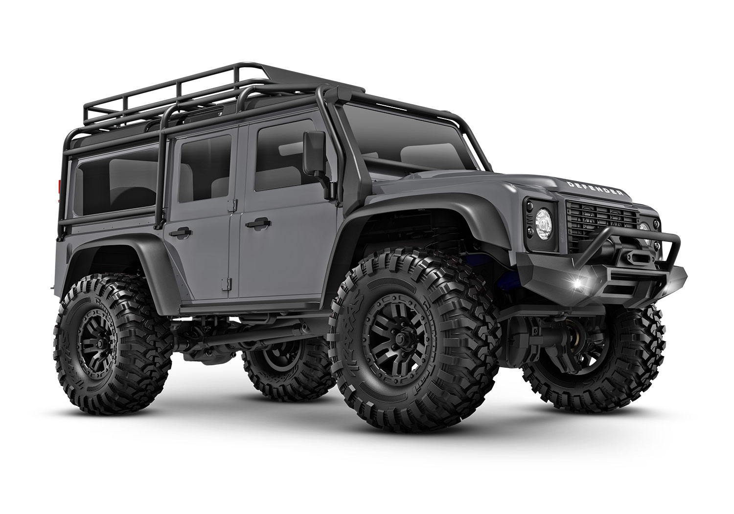 TRX-4M LAND ROVER DEFENDER 1/18 GRIS - CRAWLER RC TRAXXAS