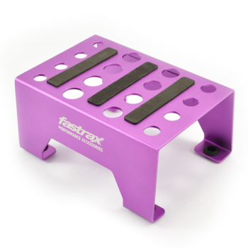 Support alu pour voiture rc 1/10 et 1/8 Fastrax FAST410P VIOLET