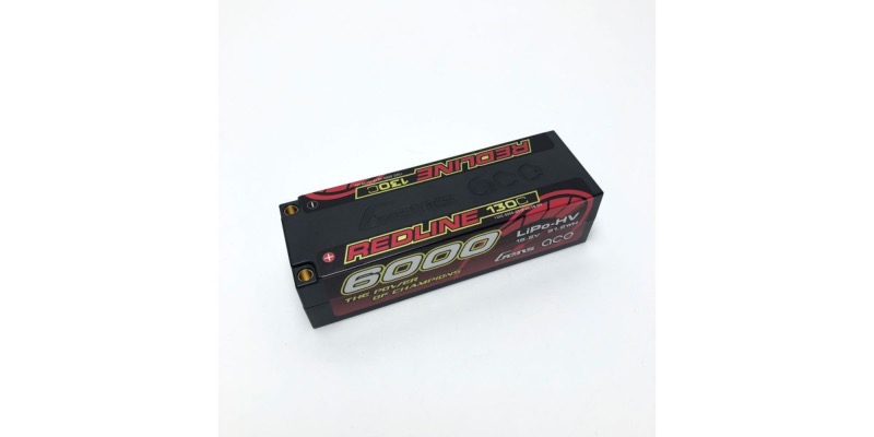 PACK ECO 2 x Gens ace Redline LiPo 4S HV 15.2V-130C-6000 (5mm)