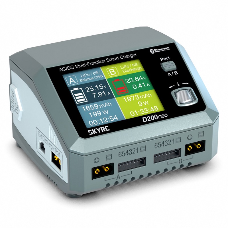 Skyrc D200 Neo Duo AC/DC chargeur (AC 200W - DC 2x400W)