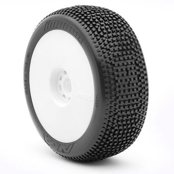 AKA PNEUS BUGGY 1/8 IMPACT SOFT LONG LIFE (2) MONTES SUR JANTES EVO (x2)