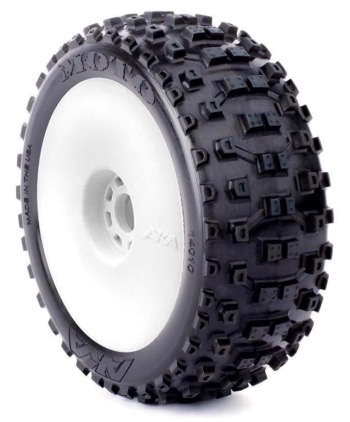 AKA PNEUS BUGGY 1/8 MOTO SOFT LONG LIFE MONTES SUR JANTES EVO (x2)