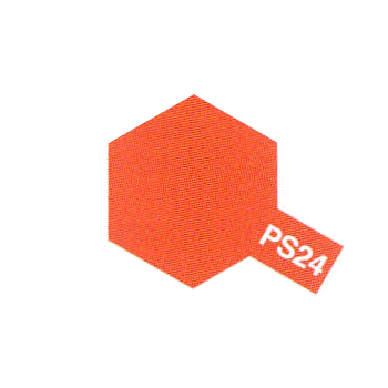 Peinture LEXAN 100ml Tamiya PS24 orange fluorescent