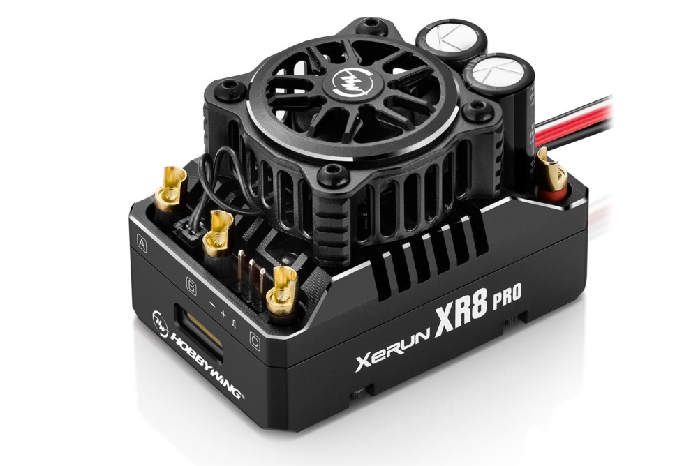 Hobbywing Xerun XR8 Pro G3 200A – ESC Brushless 2-4S LiPo, BEC 6A