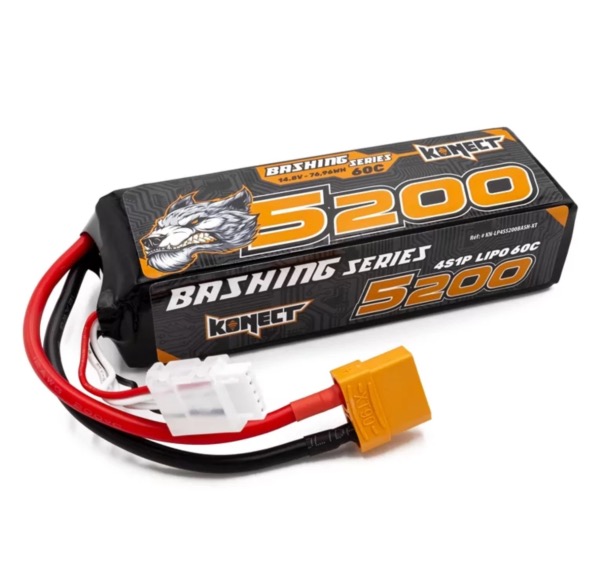 KONECT LIPO 5200 MAH 14.8V 60C - Bash XT90