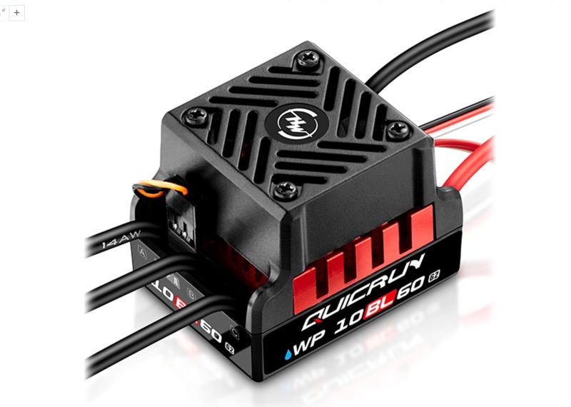 Hobbywing QuicRun WP 10BL60 G2 Variateur Brushless Sensorless 60A – HW30107300