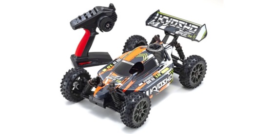 KYOSHO Buggy thermique rc inferno neo 3.0 ORANGE 1/8 Moteur 3,5 cc