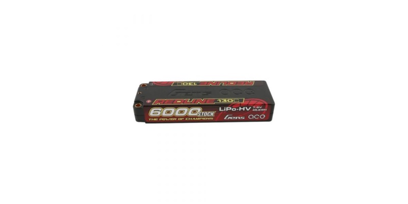 Gens ace Redline LiPo 2S HV 7.6V-6000-130C (5mm)