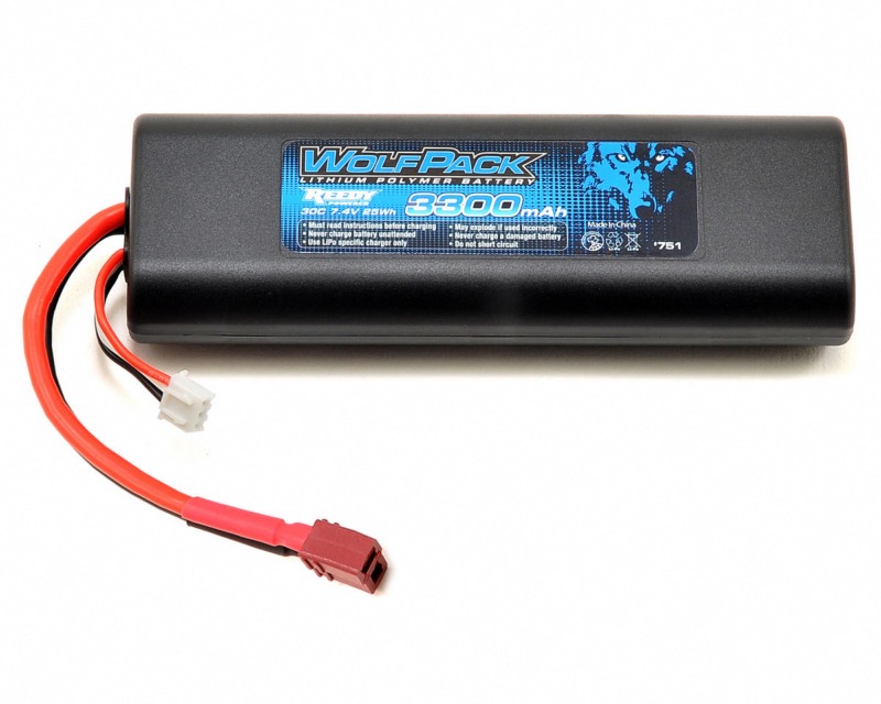 Batterie LIPO 7.4V 3300mAh 2S 30C Reedy WolfPack DEANS