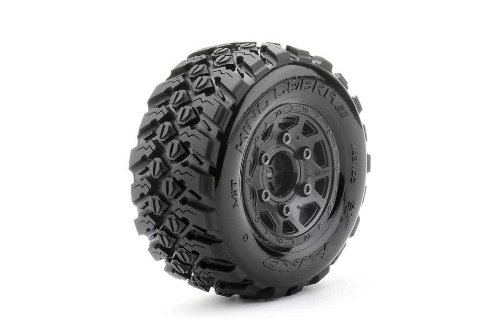 PNEUS EXTREME SHORT COURSE KING COBRA SUR JANTES TRX SLASH 2WD AVANT NOIRES - JETKO JK3102CBTRX2