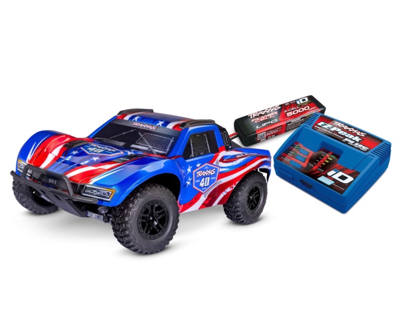 Traxxas Slash 4X4 VX3 – short course RC Brushless 1/10 RTR LIPO 3S CHARGEUR