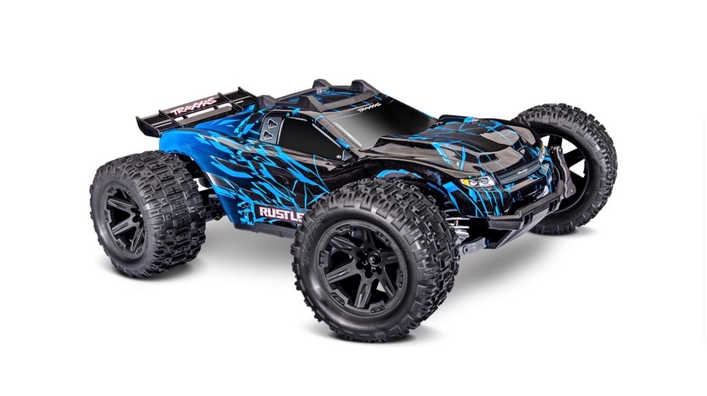 Traxxas Rustler 4X4 VX3 HD – Stadium Truck Brushless 1/10 Bleu